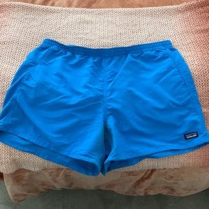 Available- Patagonia blue shorts